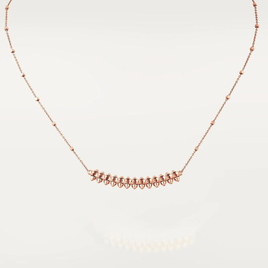 [Aurelle Style]CLASH PINK GOLD NECKLACE