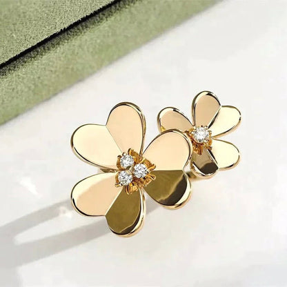 [Aurelle Style]CLOVER COMOS GOLD DIAMOND RING