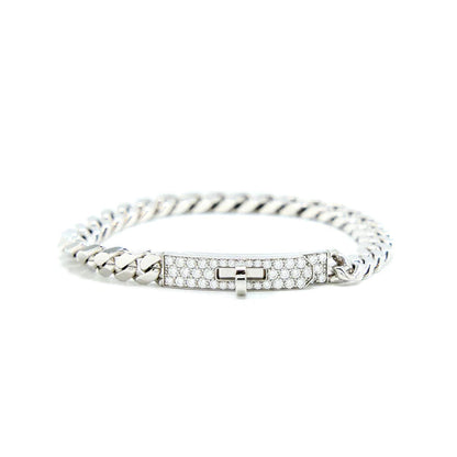 [Aurelle Style]KELLY CHAIN SILVER DIAMOND BRACELET