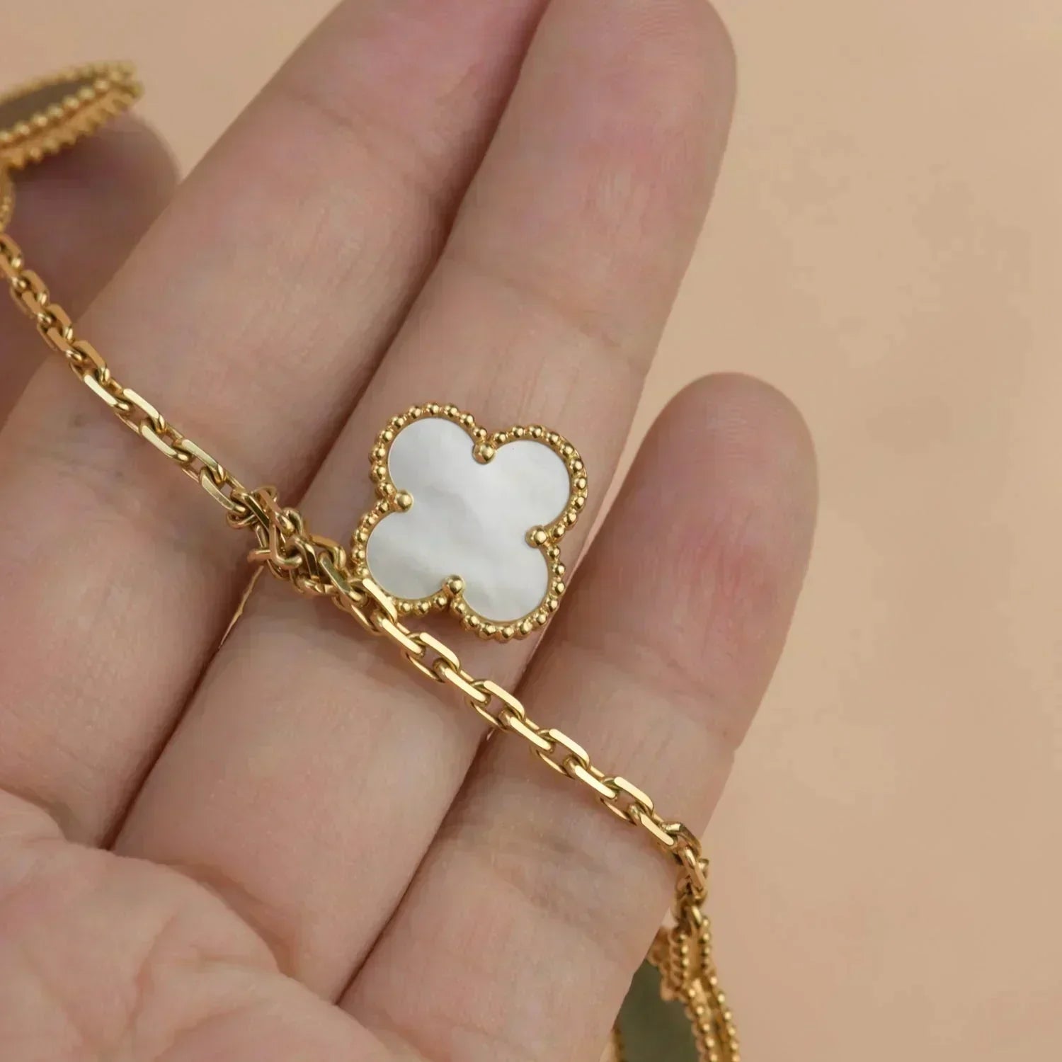 [Aurelle Style]LUCKY SPRING 5 MOTIF GOLD BRACELET