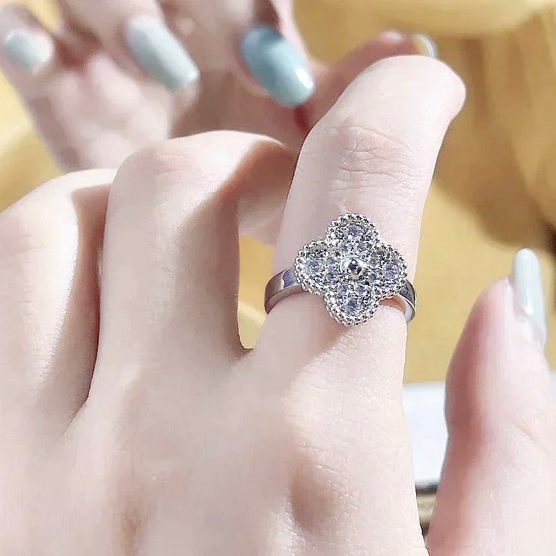 [Aurelle Style]CLOVER DIAMOND RING