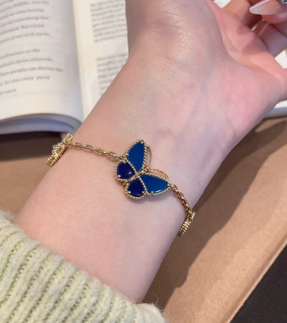 [Aurelle Style]LUCKY SPRING BUTTERFLY 5 MOTIF BRACELET