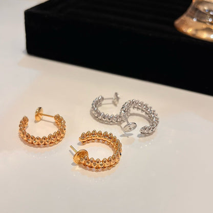 [Aurelle Style]CLASH SMALL HOOP EARRINGS