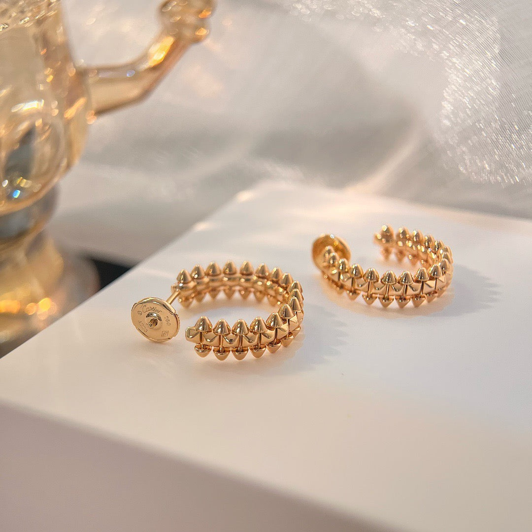 [Aurelle Style]CLASH SMALL HOOP EARRINGS