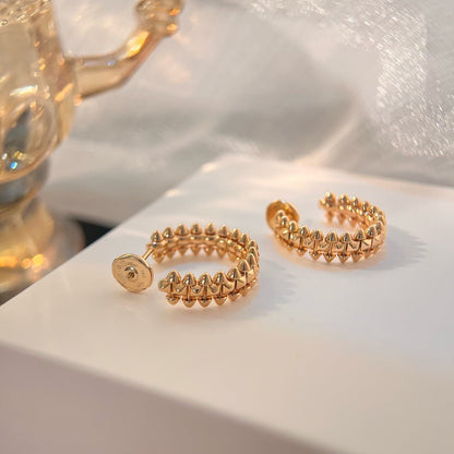 [Aurelle Style]CLASH SMALL HOOP EARRINGS