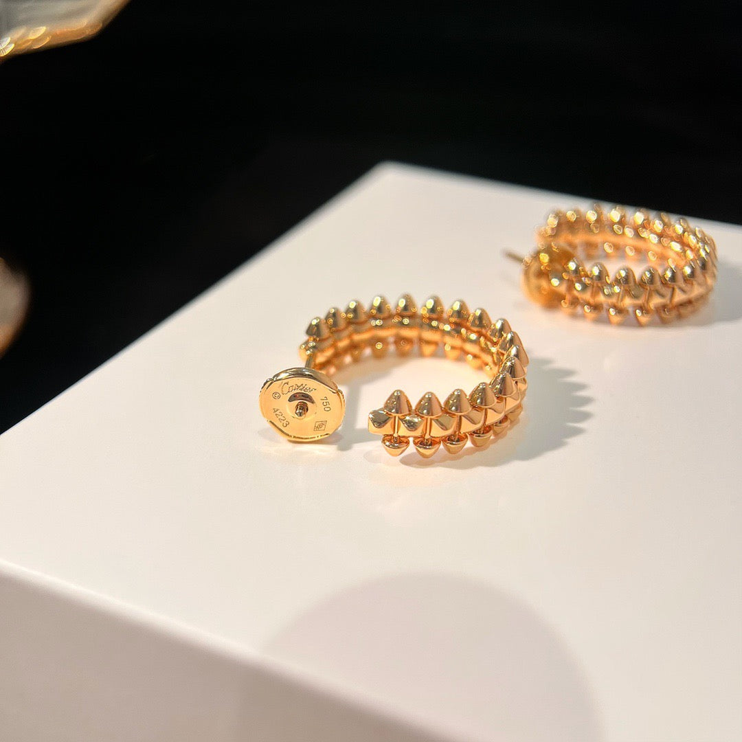 [Aurelle Style]CLASH SMALL HOOP EARRINGS