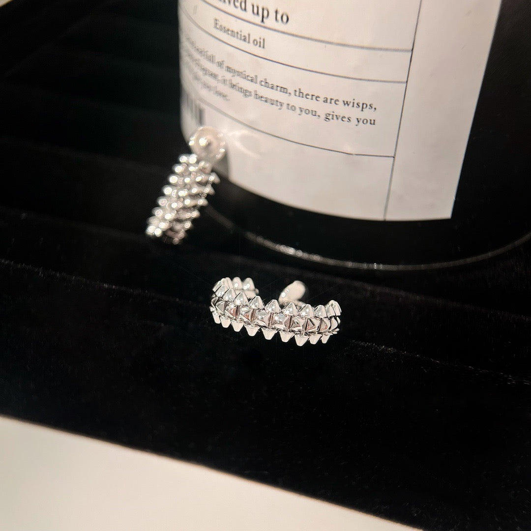 [Aurelle Style]CLASH SMALL HOOP EARRINGS