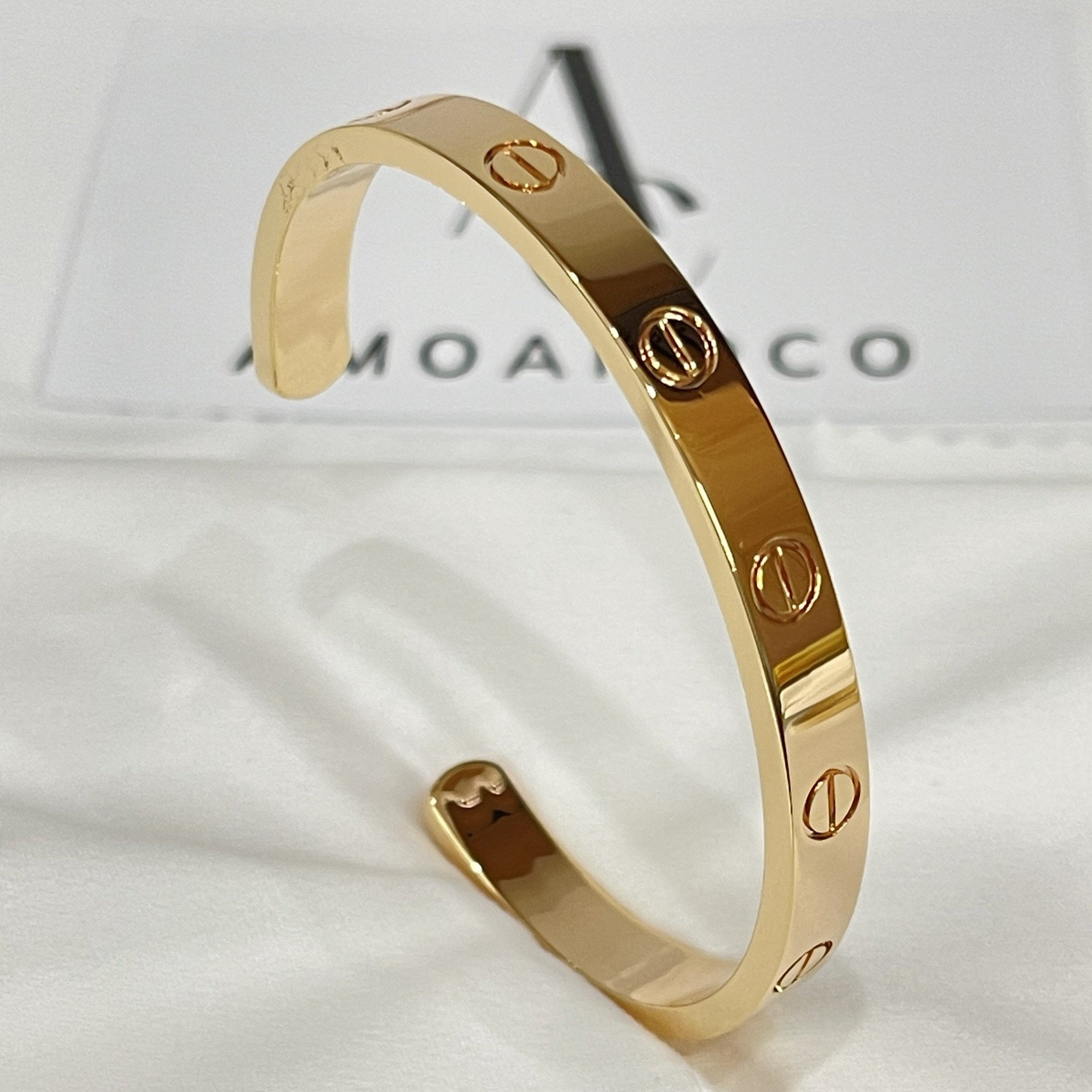 [Aurelle Style]LOVE BRACELET 6.1MM OPEN CUFF