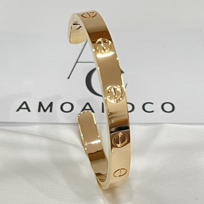 [Aurelle Style]LOVE BRACELET 6.1MM OPEN CUFF