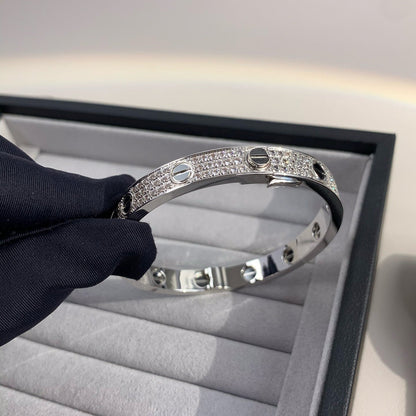 [Aurelle Style]LOVE BRACELET 6.1MM DIAMOND-PAVED CERAMIC