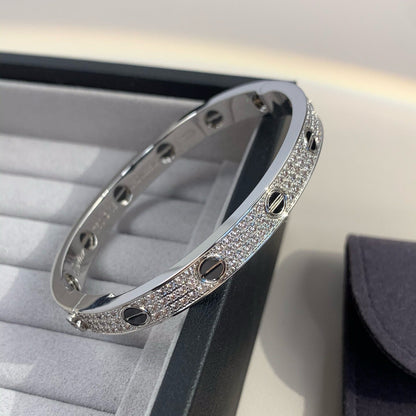 [TOP]LOVE BRACELET 6.1MM DIAMOND-PAVED CERAMIC