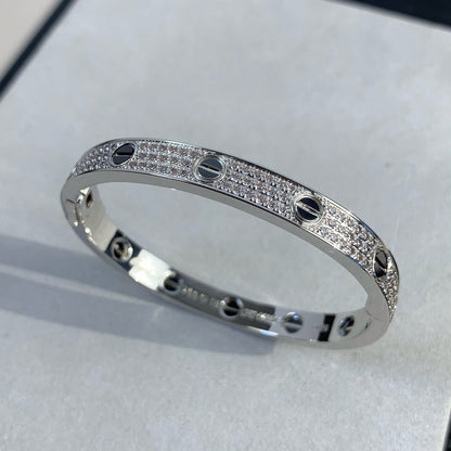 [Aurelle Style]LOVE BRACELET 6.1MM DIAMOND-PAVED CERAMIC
