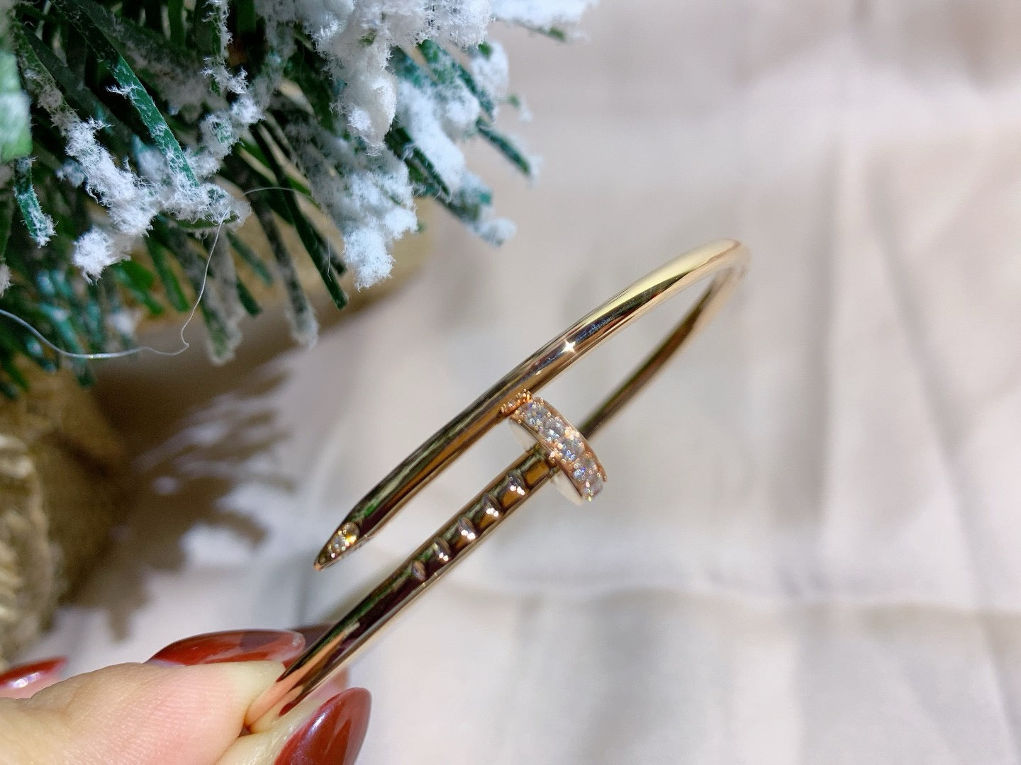 [Aurelle Style]JUSTE BRACELET 2.5MM DIAMONDS