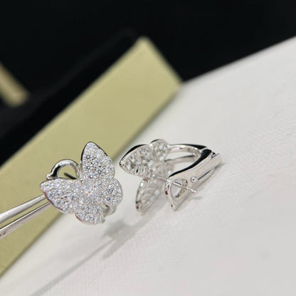 [Aurelle Style]BUTTERFLY ALL DIAMOND EARRINGS