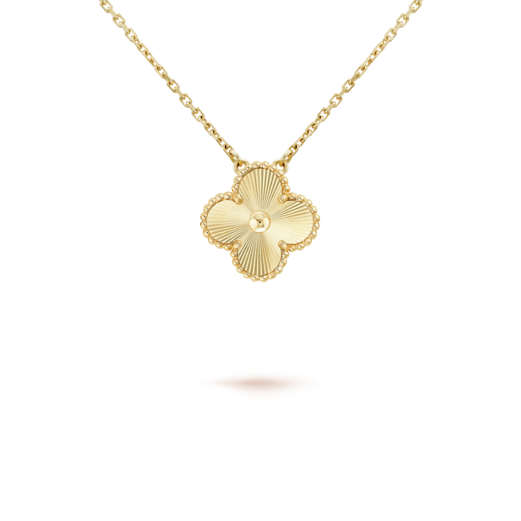 [Aurelle Style]CLOVER 15MM LASER NECKLACE