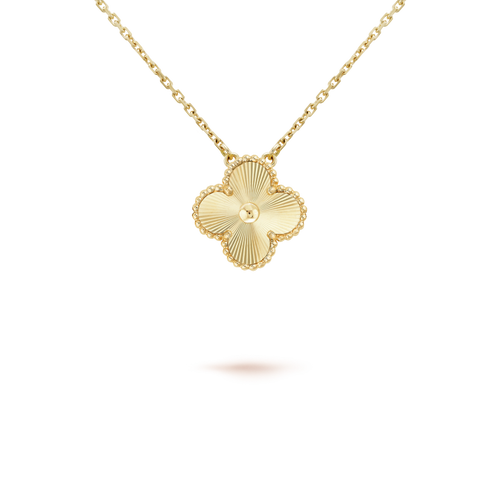 [Aurelle Style]CLOVER 15MM LASER NECKLACE