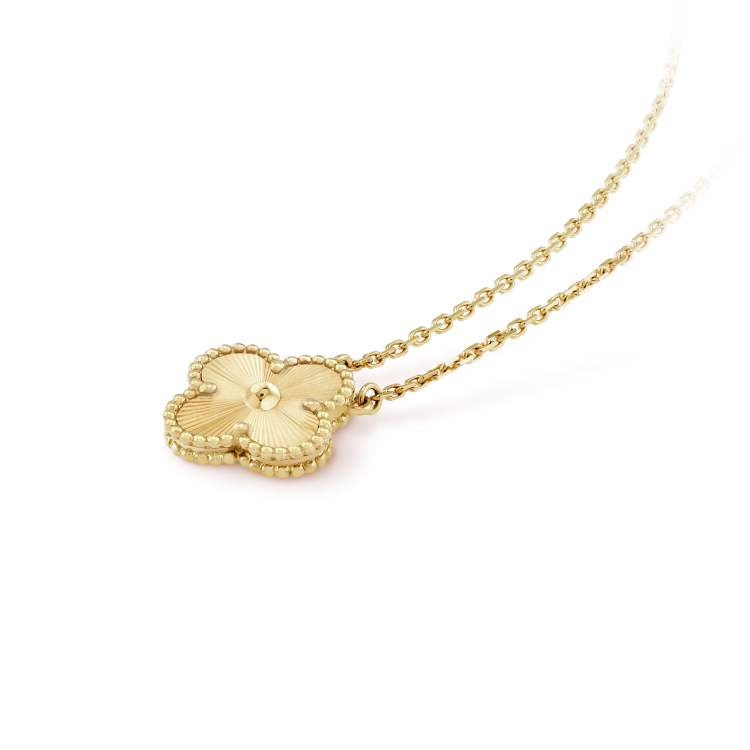 [Aurelle Style]CLOVER 15MM LASER NECKLACE
