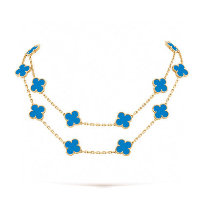 [Aurelle Style]CLOVER 20 MOTIFS TURQUOISE GOLD