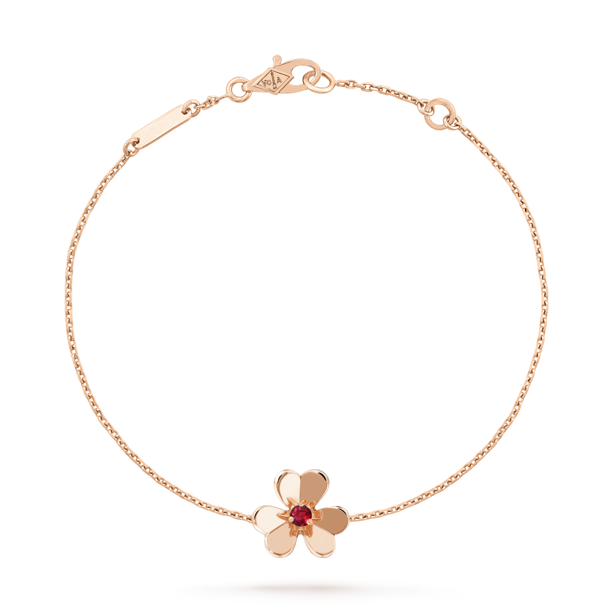 [Aurelle Style]FRIVOLE GOLD FLOWER PINK MALACHITE BRACELET