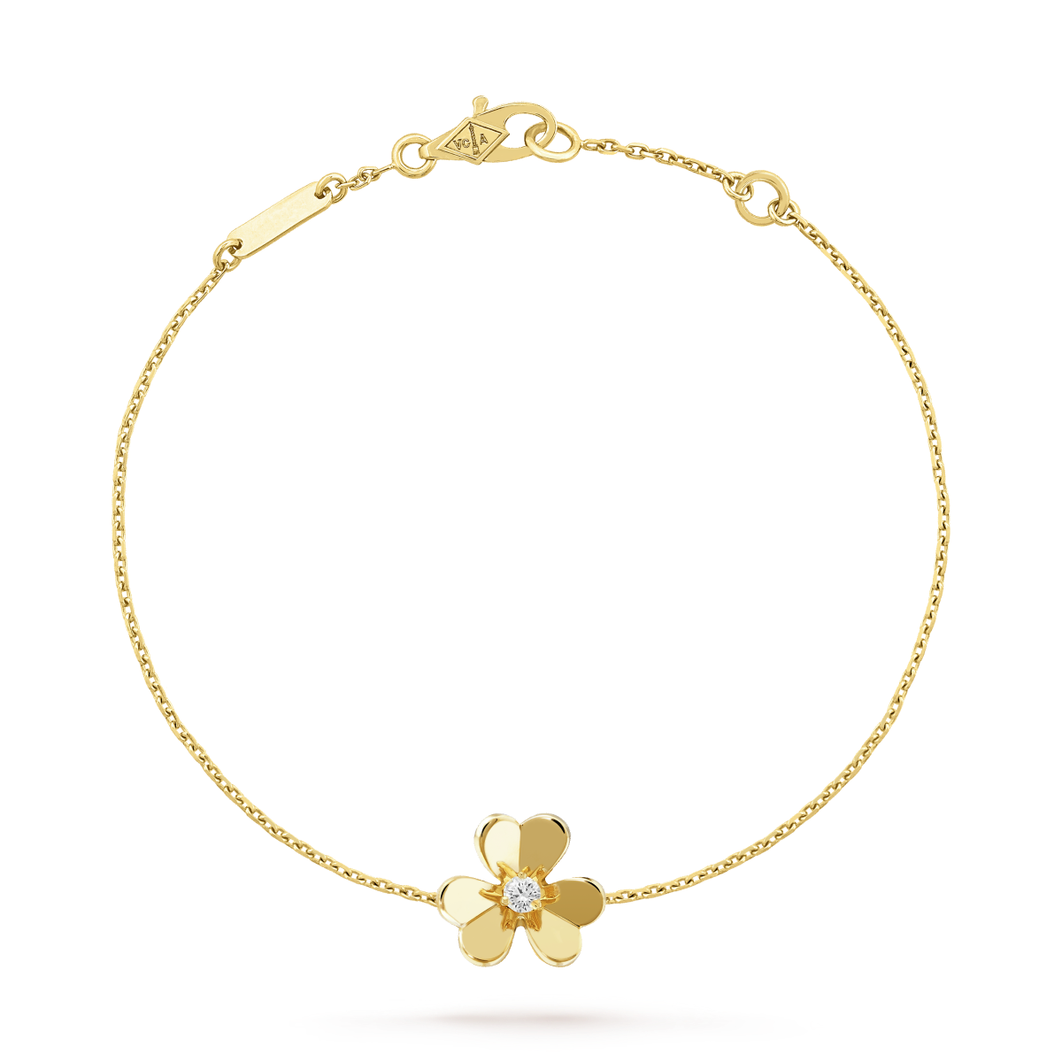[Aurelle Style]FRIVOLE GOLD FLOWER PINK MALACHITE BRACELET