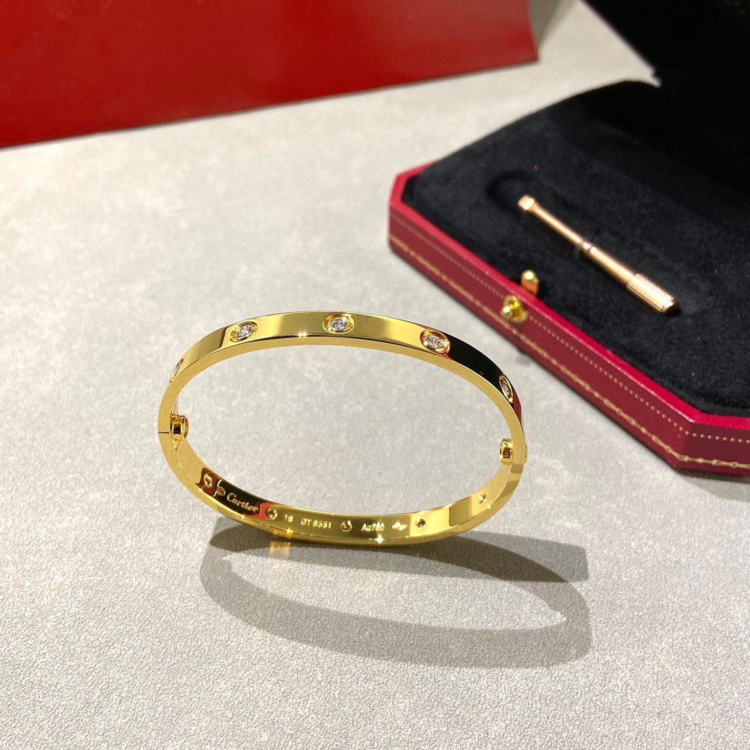 [Aurelle Style]LOVE BRACELET 6.1MM 10 DIAMONDS