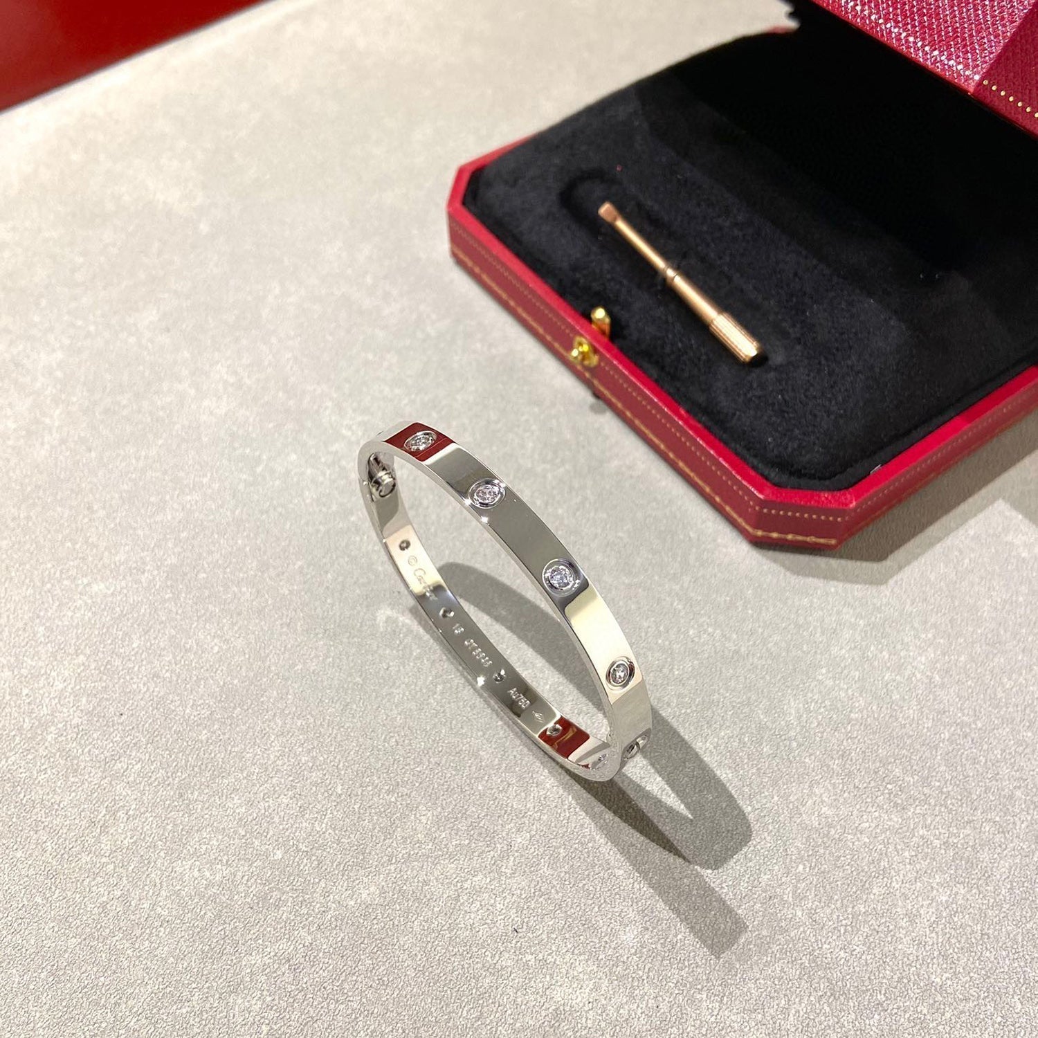 [Aurelle Style]LOVE BRACELET 6.1MM 10 DIAMONDS