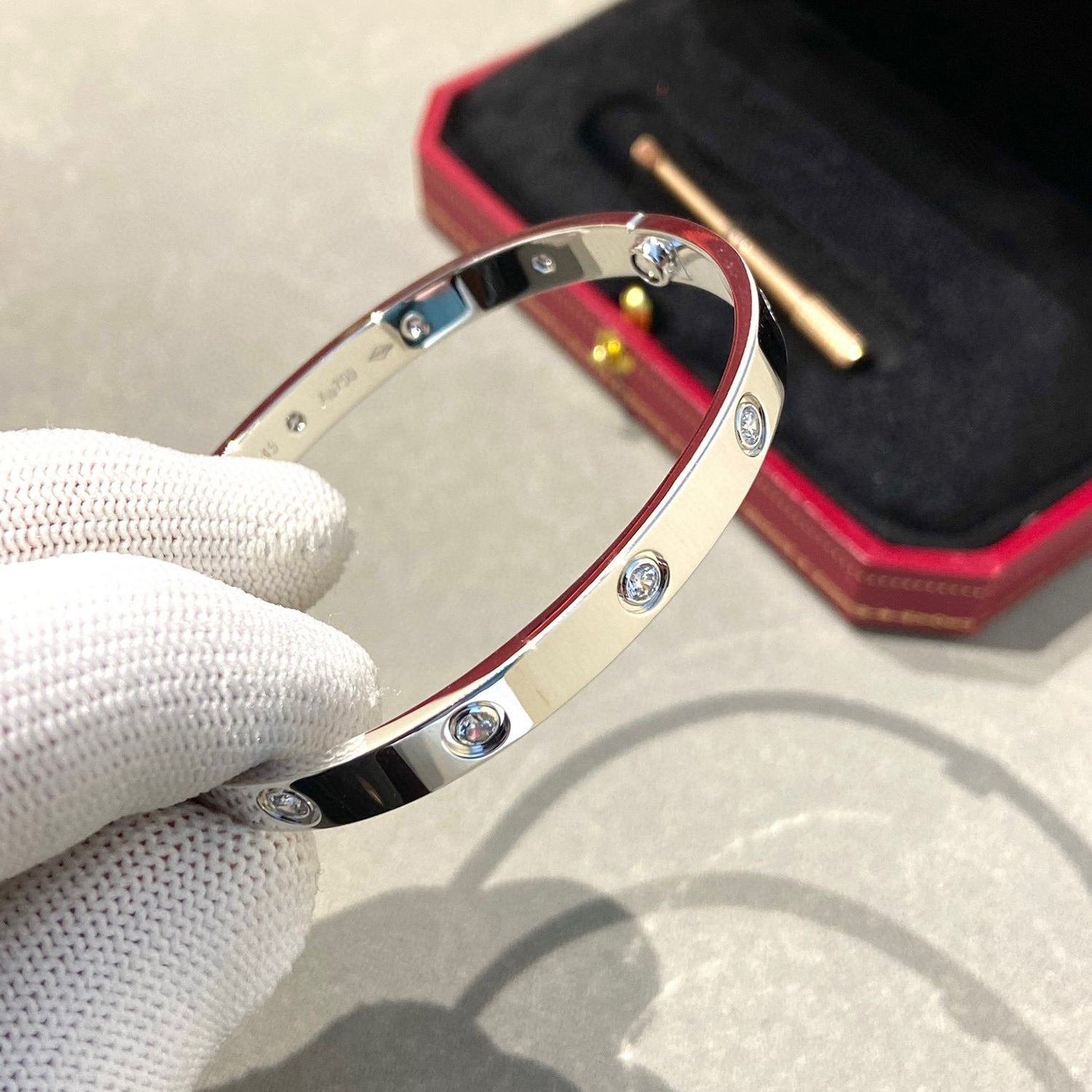 [Aurelle Style]LOVE BRACELET 6.1MM 10 DIAMONDS