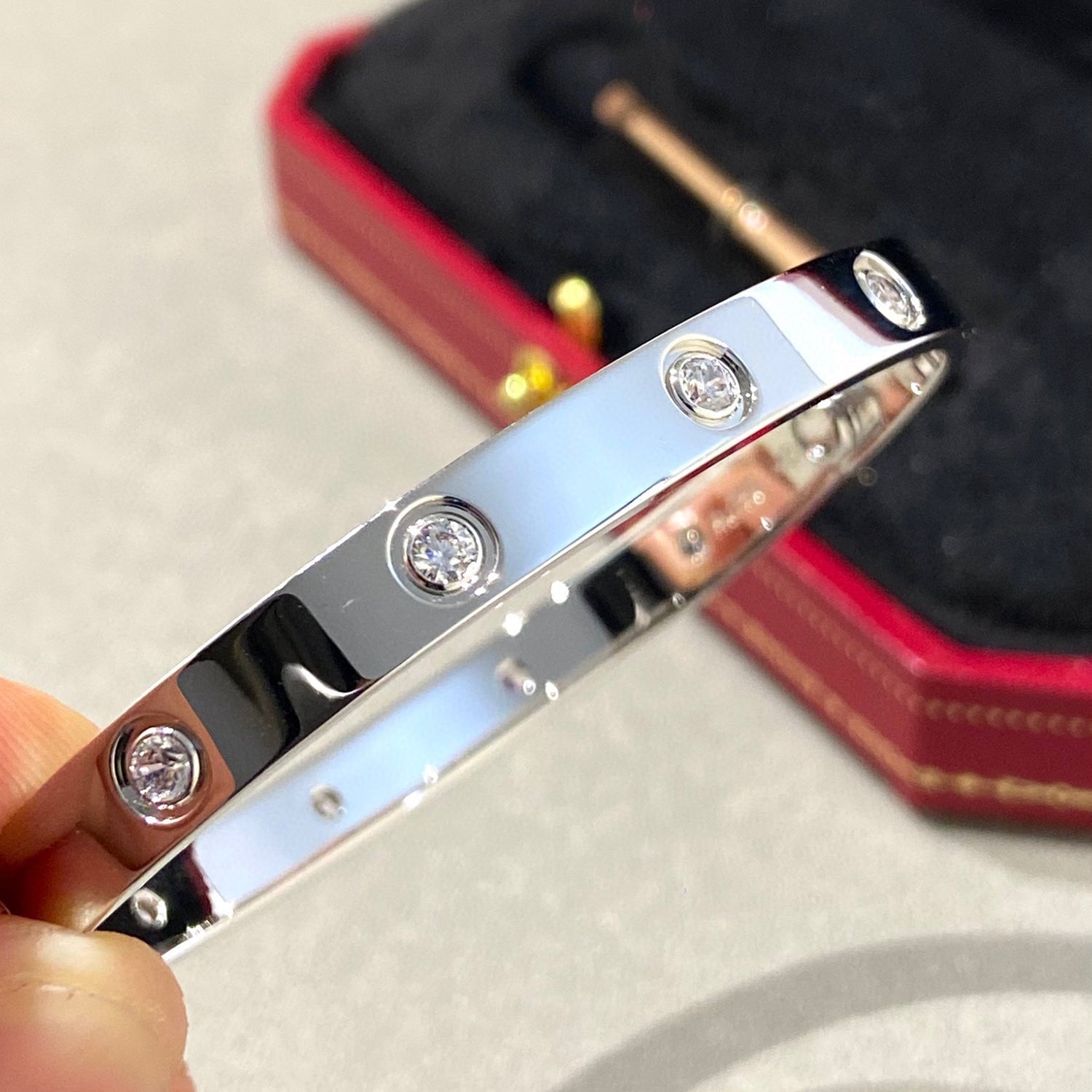 [Aurelle Style]LOVE BRACELET 6.1MM 10 DIAMONDS