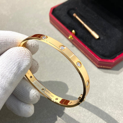 [Aurelle Style]LOVE BRACELET 6.1MM 10 DIAMONDS