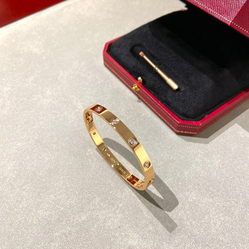 [TOP]LOVE BRACELET 6.1MM 10 DIAMONDS
