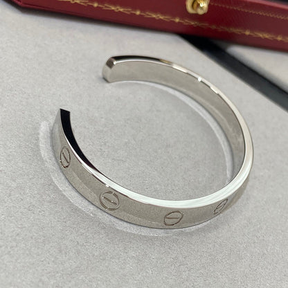 [Aurelle Style]LOVE BRACELET 6.1MM 1 DIAMOND OPEN CUFF