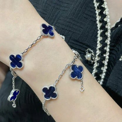 [Aurelle Style]CLOVER 5 MOTIF PIETERSITE BRACELET COLLECTION