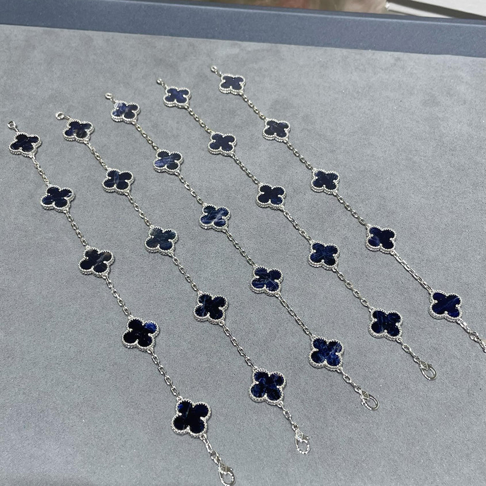 [Aurelle Style]CLOVER 5 MOTIF PIETERSITE BRACELET COLLECTION