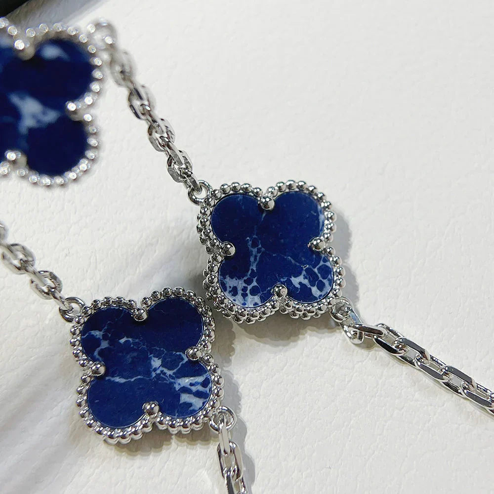 [Aurelle Style]CLOVER 5 MOTIF PIETERSITE BRACELET COLLECTION