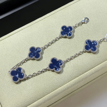 [Aurelle Style]CLOVER 5 MOTIF PIETERSITE BRACELET COLLECTION