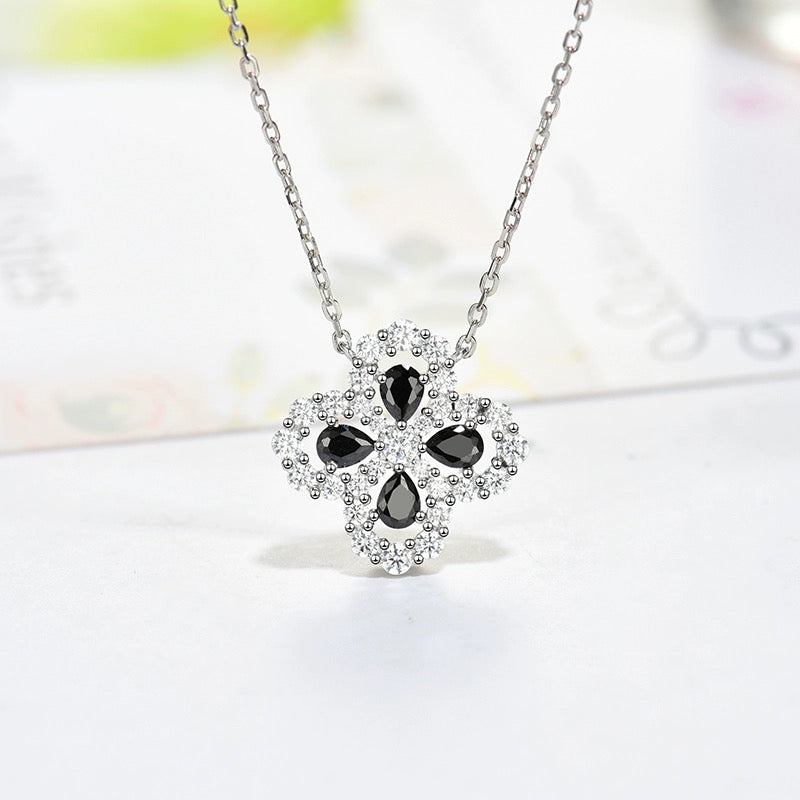 [Aurelle Style]LOOP NECKLACE FULL MOTIF DIAMOND 16MM MULTIPLE COLORS