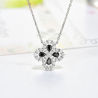 [Aurelle Style]LOOP NECKLACE FULL MOTIF DIAMOND 16MM MULTIPLE COLORS