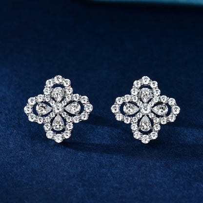 [Aurelle Style]LOOP EARRINGS FULL MOTIF DIAMOND 16MM