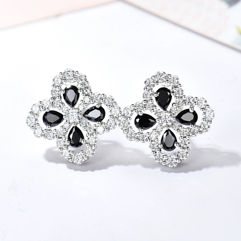 [Aurelle Style]LOOP EARRINGS FULL MOTIF DIAMOND 16MM