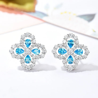 [Aurelle Style]LOOP EARRINGS FULL MOTIF DIAMOND 16MM
