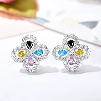 [Aurelle Style]LOOP EARRINGS FULL MOTIF DIAMOND 16MM