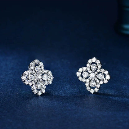 [Aurelle Style]LOOP EARRINGS FULL MOTIF DIAMOND 16MM