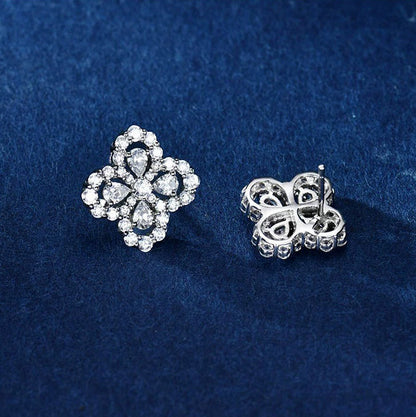 [Aurelle Style]LOOP EARRINGS FULL MOTIF DIAMOND 16MM