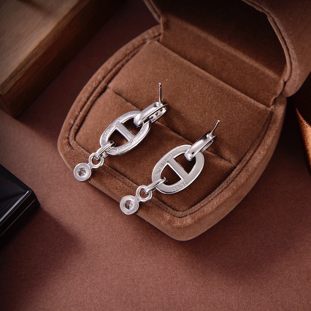 [Aurelle Style]HM CHAINE DIAMOND EARRINGS