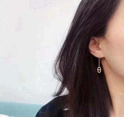 [Aurelle Style]CHAINE TASSEL EARRINGS
