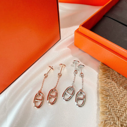 [Aurelle Style]CHAINE TASSEL EARRINGS