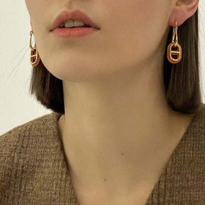 [Aurelle Style]HM O'MAILLON GOLD EARRINGS