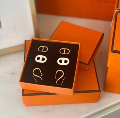 [Aurelle Style]HM O'MAILLON GOLD EARRINGS