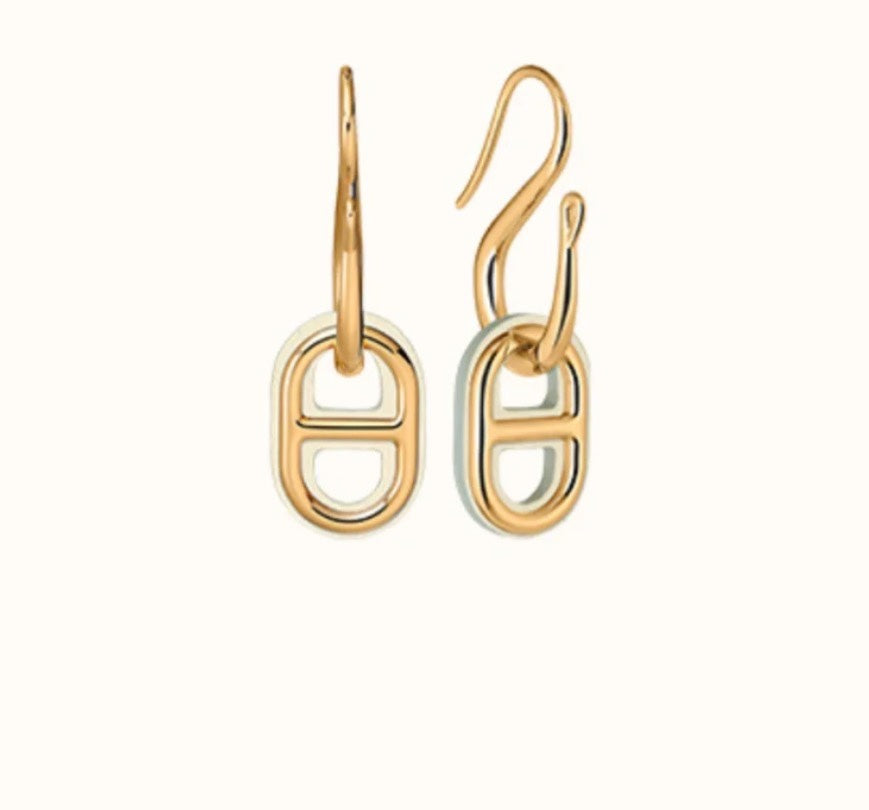 [Aurelle Style]HM O'MAILLON GOLD EARRINGS