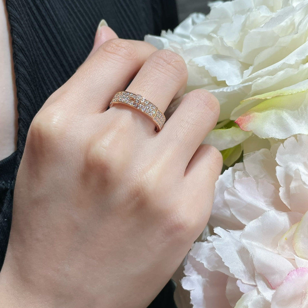 [Aurelle Style]KELLY PINK GOLD DIAMOND RING